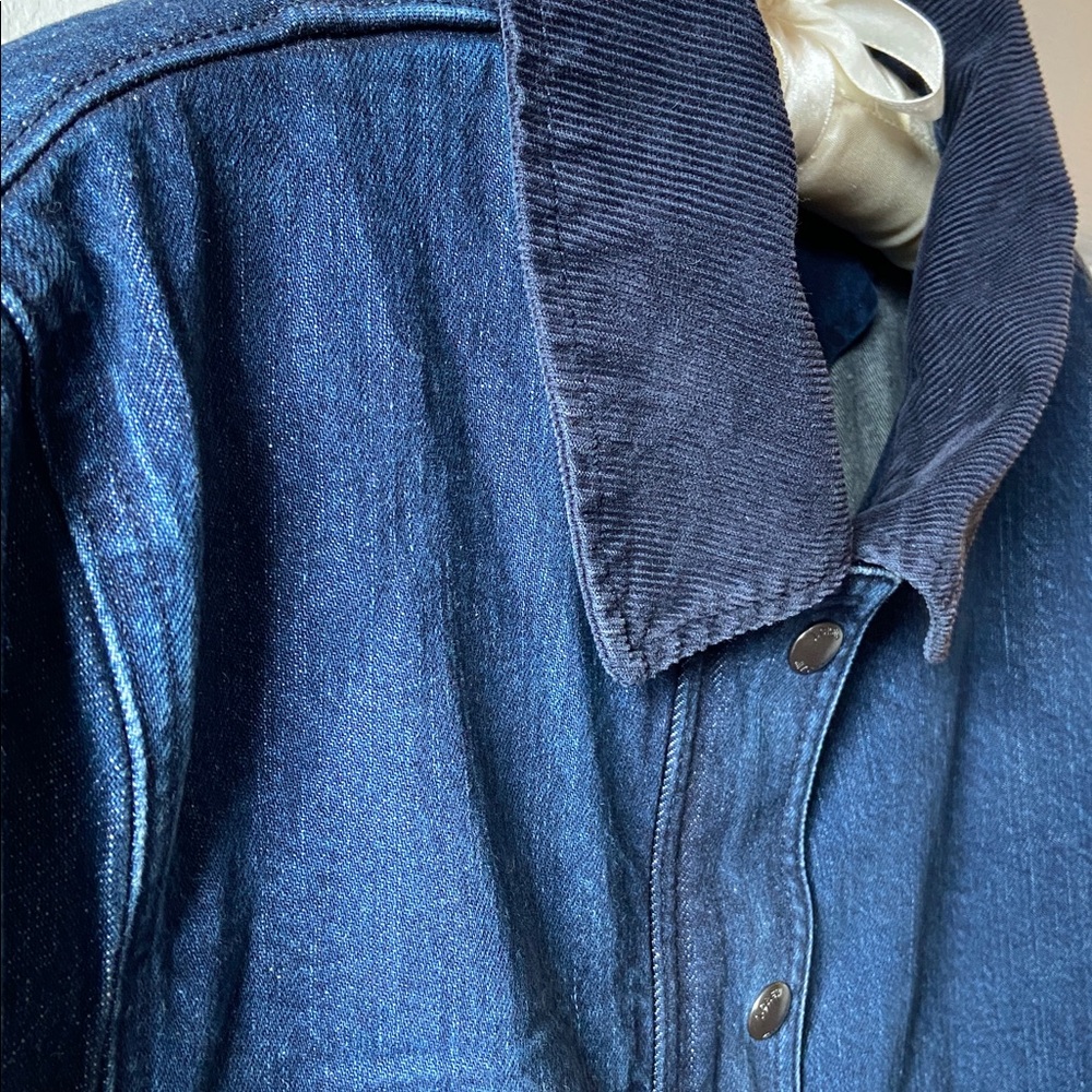 J. Crew Denim Field Barn Jacket, Blue, Sz M, NWT - Picture 4 of 12